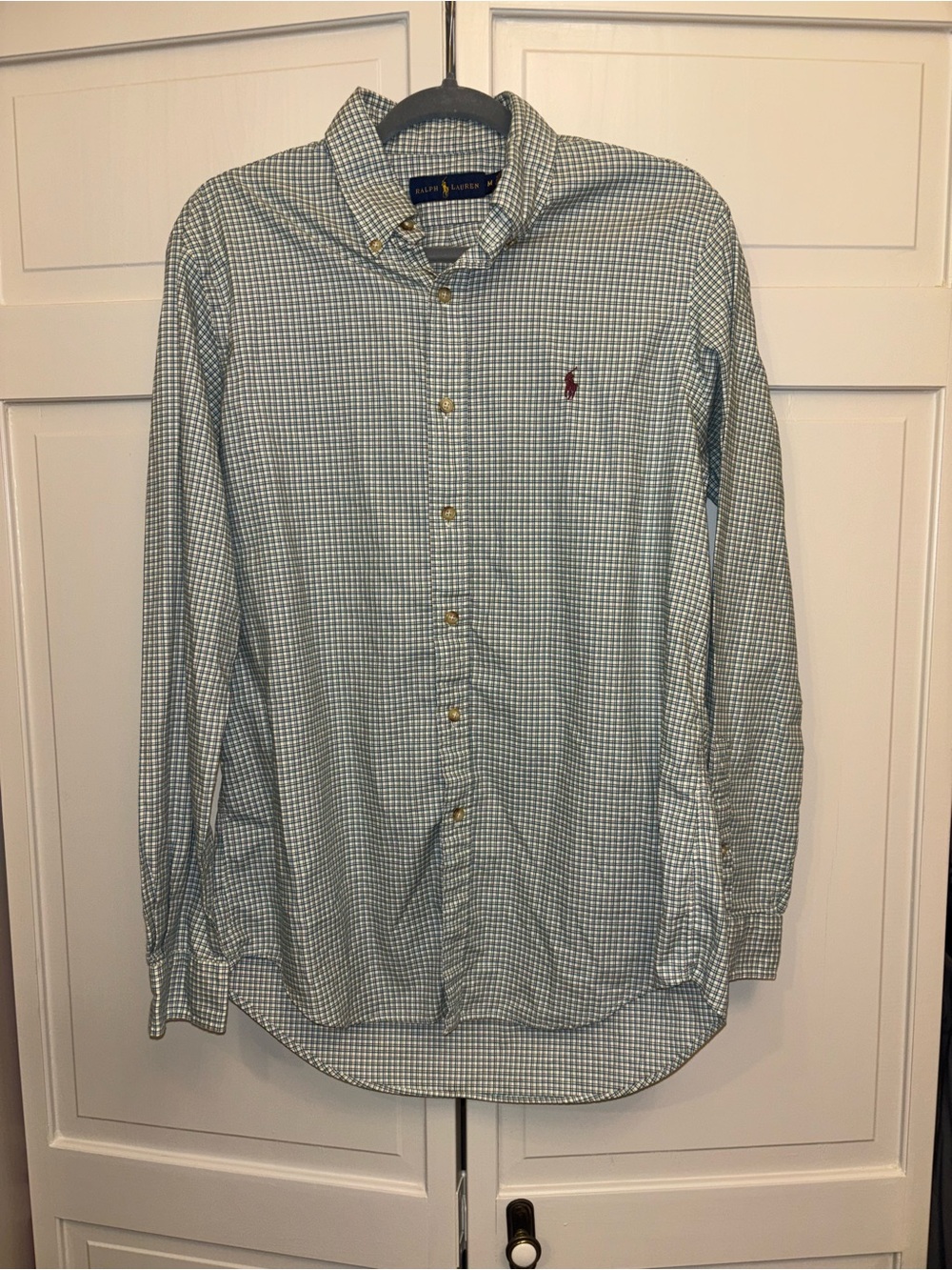 Green Ralph Lauren Button Down Shirt